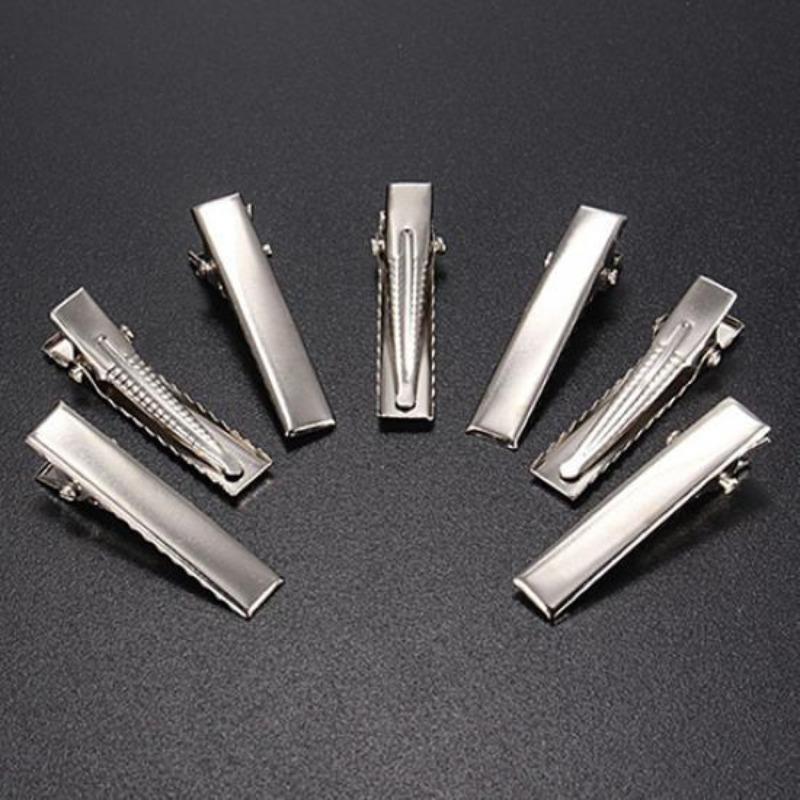 50 fermagli a coccodrillo a punta piatta piatta alla moda da 50 fermagli per capelli con denti barrette fai da te