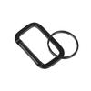 1/5 Pcs Square-Ring Carabiner Buckles Spring Carabiners Snap Hooks With Ring Outdoor Backpack Pendant Buckle Camping Tool
