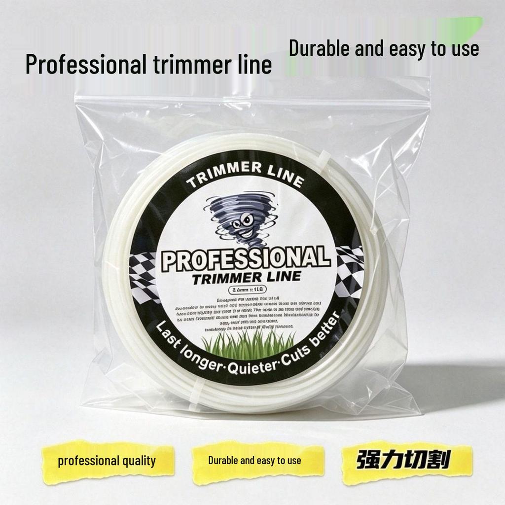 Durable Steel Wire Twisted Tooth Weeding Rope - Wear-Resistant for Grass Cutting.