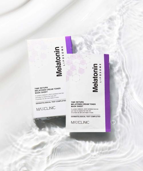 

Maxclinic Time Return Melatonin Cream Toner Mask Sheet (5 Sheets) 1 Box_MSK105