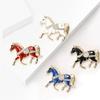 Sturdy Alloy Horse Pin Versatile Accessory for Scarf or Bag Embellishment