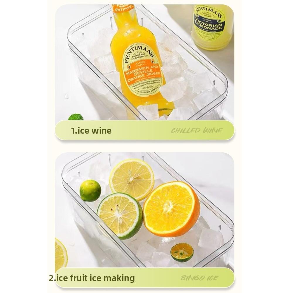 With Lid Ice Making Trays 28/56/84 Slots Ice Cube Storage Box Reusable Ice Cube Bucket Home Use