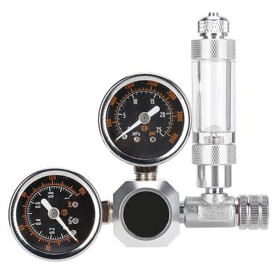 CO2 Regulator Akvarium Dobbelt Manometer Visning med Bobleteller og Tilbakeslagsventil(W21.8)