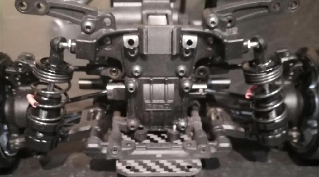 Metal Garage Japan Original Carbon Fiber Rear Amplifier Plate for YD-2, RDX, RD2, TT-02, MB-01, and BT-01 (MGH34)