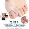 Get Relief from Bunions with 2pcs Soft Big Toe Corrector - Perfect for Night and Home Use, Long-term Comfort