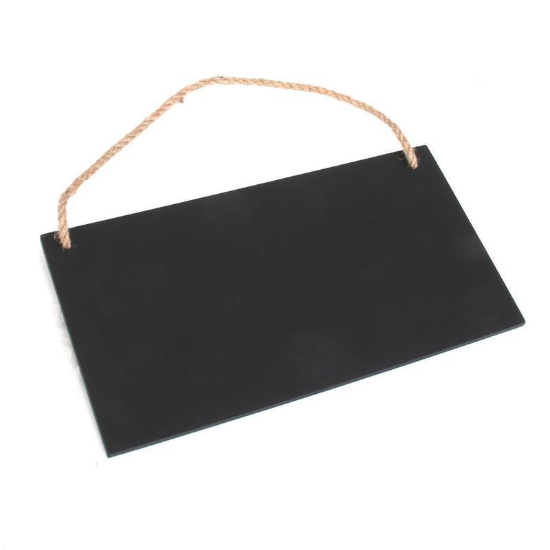 Hanging Blackboard Message Board Memo Board Black Board Chalk Board Yard & Lawn Signs