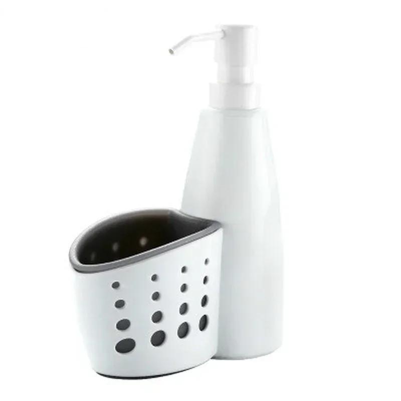 

1 Pcs Household Shower Gel Separately Bottled Bath Towel Storage Rack Two In One Receiver Multi-function Lotion Bottle Dual-use