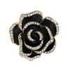 Nouvelle Broche Camélia Cristal Broche Femme Tempérament Haut de Gamme Broche Épingle Luxe Boucle Foulard en Soie Accessoires de Costume