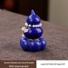 Vibrant Rotating Gourd Ornament: Stylish and Fun Tea Pet with Custom Logo Option