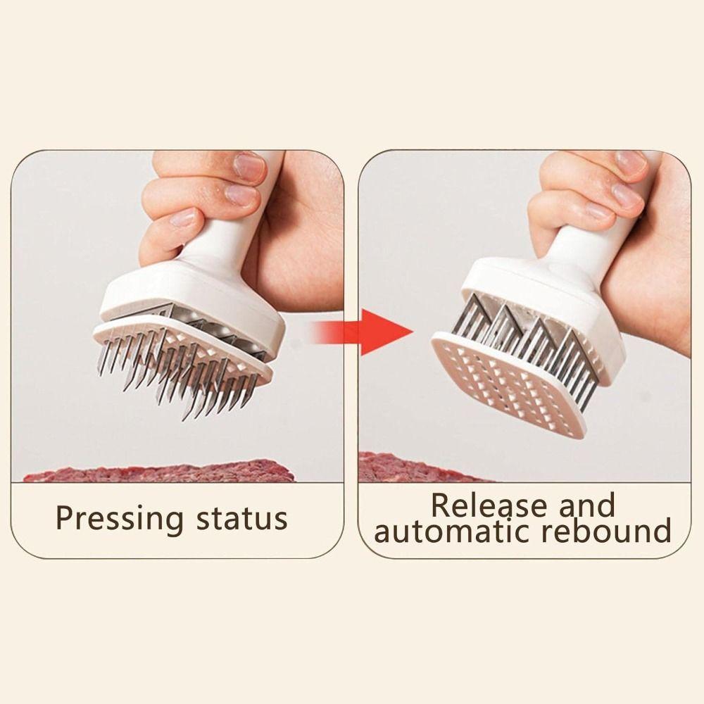 Automatical Rebound Meat Hammer Machine 24 Needles Breaking Meat Loosening Needle  Kitchen Tool