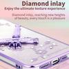 KADEM For Xiaomi Poco C75 4G/Redmi 14R 5G/14C 4G Case Dragonfly Kickstand TPU Flowers Glitter Phone Cover