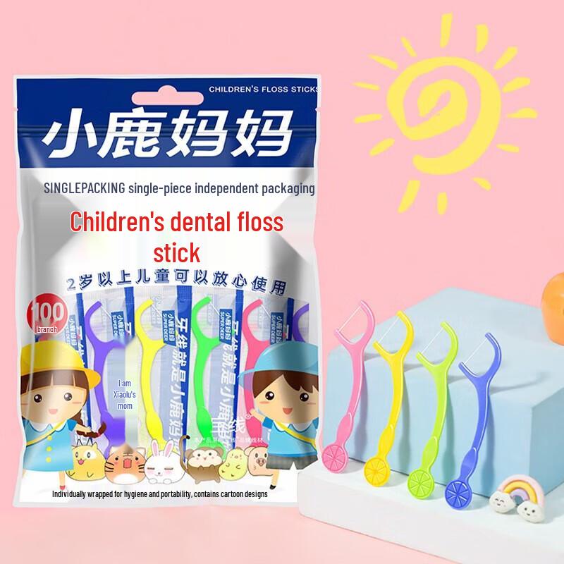 Fawnmum Kids Dental Floss Picks 60mm