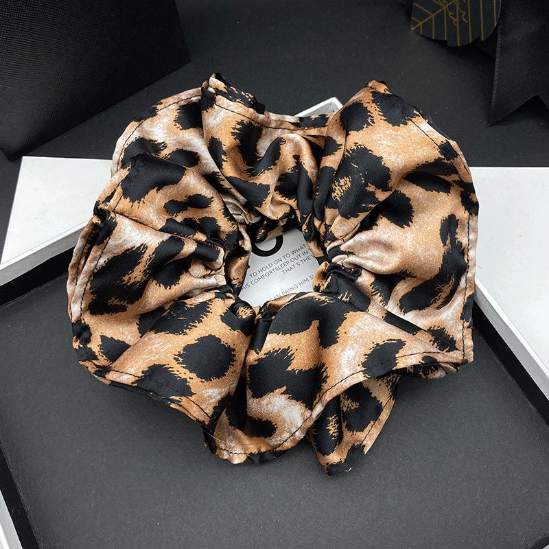 Korean Leopard Print High-End Hair Tie - 2025 Style for Women
