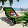 Portugal Football Print Beach Towel, Large Soft Quick Dry Towel for Beach Camping Swimming