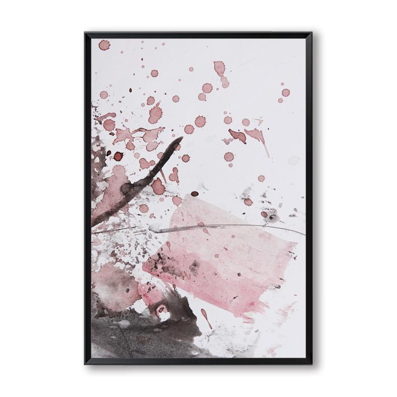 Abstrakcyjna akwarela Splash A4 obraz na płótnie plakat z nadrukiem dekoracja ścienna nowoczesna dekoracja domu Mural