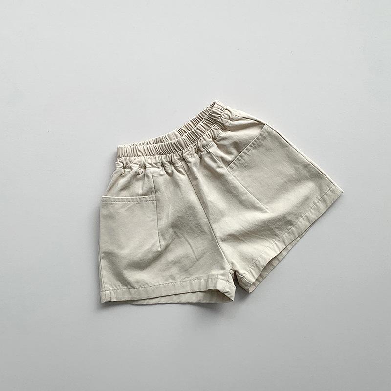 Children's Shorts Summer Versatile for Boys and Girls Korean Retro Pants Trendy Children's Clothing