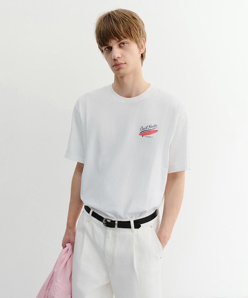 Deonseuteupomaen Summer Holiday Surf Board T-Shirt_Unisex_Udts6B133_Off White
