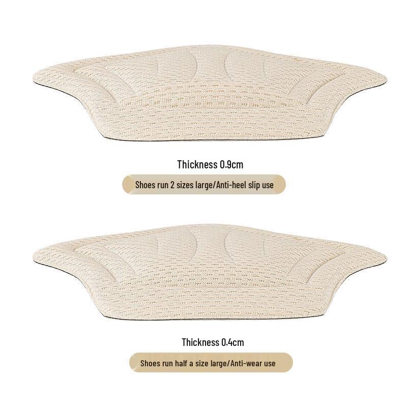 Extra Thick, Soft Anti-Slip Heel Pads | Half Insoles for Size Adjustment | Unisex Self-Adhesive Sneaker Inserts