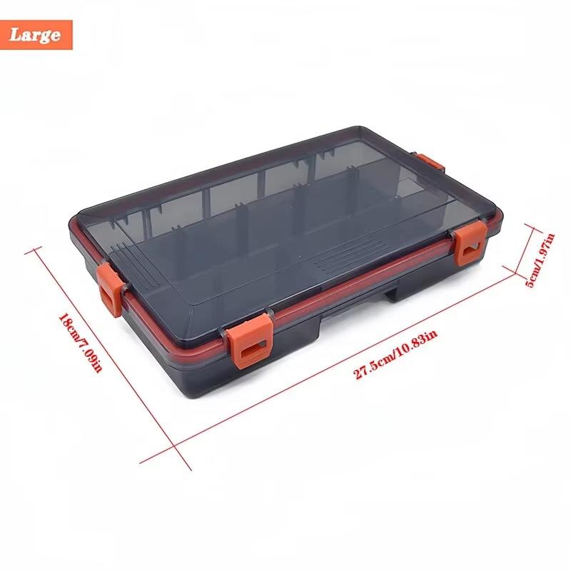Fishing Accessories Storage Box Large Waterproof Plastic Case Neat Bait Storage for Outdoors