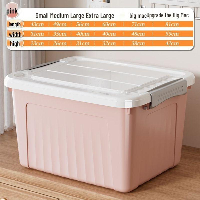 Extra Large Plastic Storage Box for Clothes and Toys