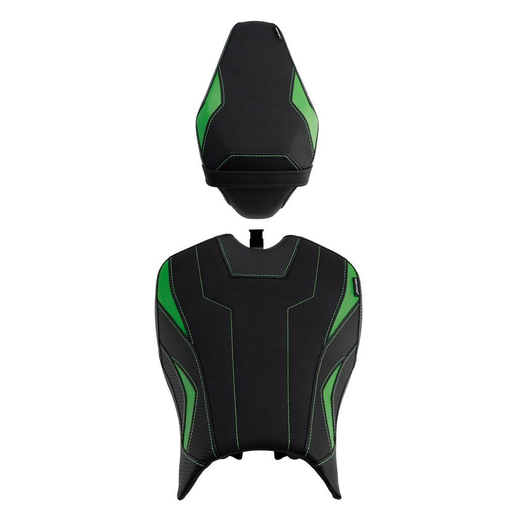 Front&Rear Raider Passenger Cushion Kit Green1 For Kawasaki Z900 Zr900-F 2025-