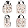 Cute Hamster Pattern Insulated Lunch Bag for Kids School Cooler Thermal Food Box Tote Portable Lunch Boxes Container