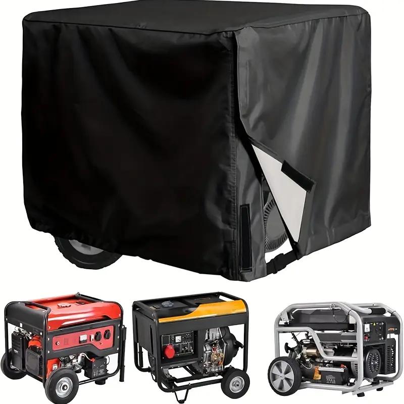 

Heavy-Duty Black Generator Cover for Outdoor Protection - UV Resistant, Waterproof, Durable PU Material, Fits Most Generators 65x65x51cm чорний