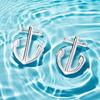 Women's 925 Silver Mini Petite Marine Sea Anchor Earrings