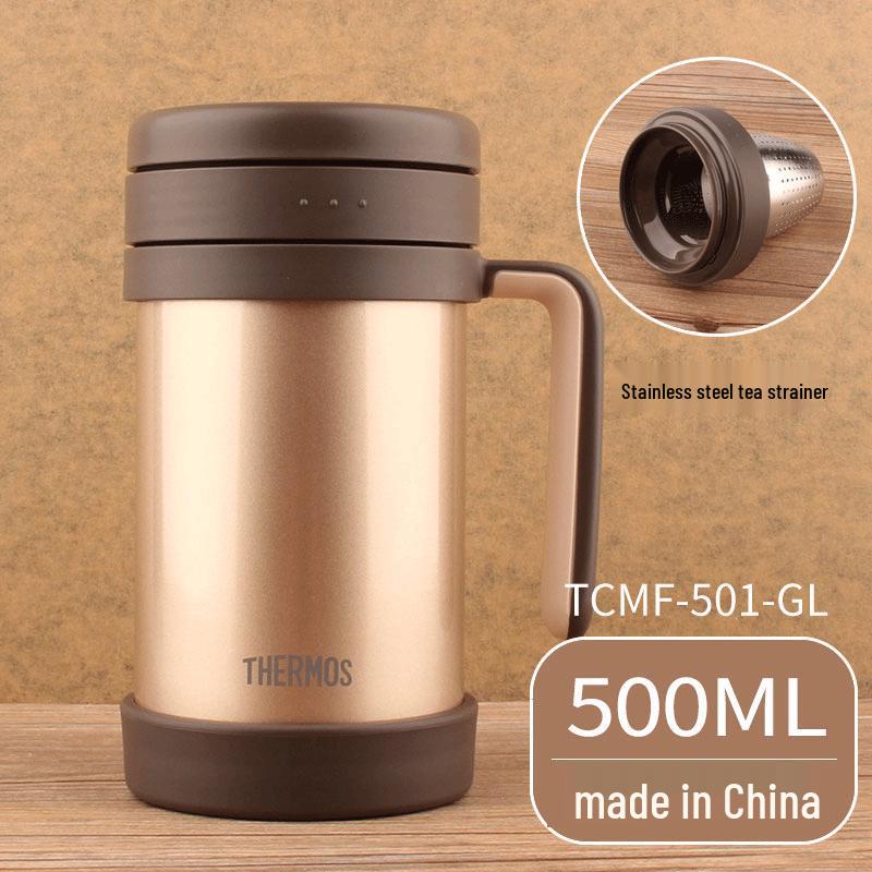 THERMOS 500ml Stainless Steel Insulated Mug with Tea Infuser