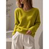 Womens Loose Fit Knit Sweater Long Sleeve Soft Pullover Fall Winter Casual Wear