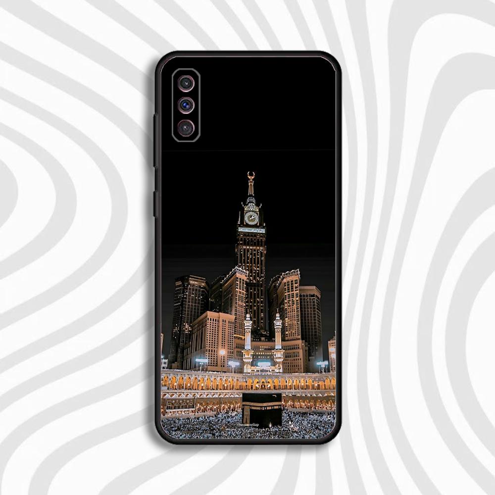 Kaaba Mecca Makkah Phone Case For Samsung S 25,24,23,22,30,21,10,9,Ultra,Plus,Lite,FE,4,5 G Black Soft Case