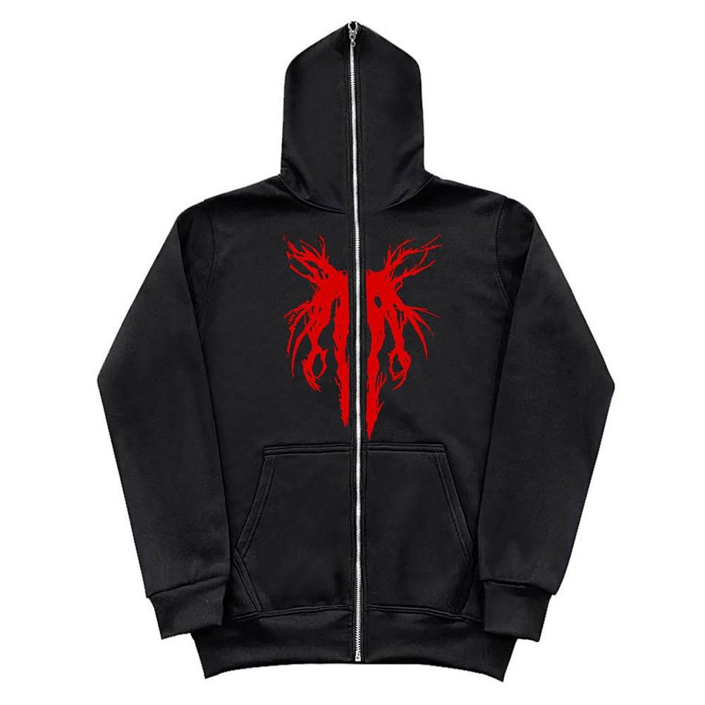 Куртка с капюшоном в стиле ретро Харадзюку — фото 5