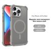 Matte Armor Airbag Shockproof Plain Phone Case For iPhone 16 15 14 13 12 Pro Max 11 Magnetic For Magsafe Wireless Charge Cover