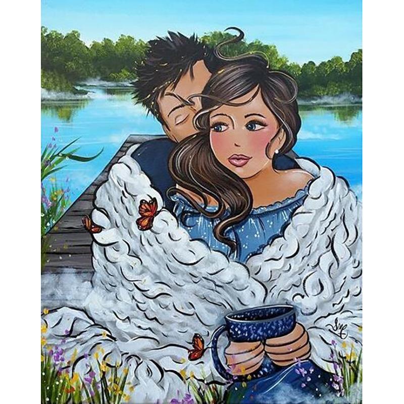 New Arrival 5D Diamond Painting Fat Ladies Cross Stitch Sexy Women Painting Full Round Diamond Needlework Handmad Gift