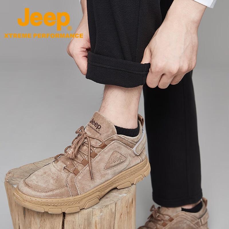 Jeep Men's Outdoor Fleece Lined Hiking Pants