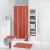 "Quartz" Shower Curtain 180x200cm Terracotta