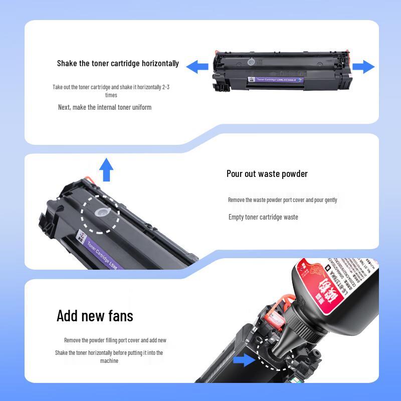Laisheng TO-400 Compatible Black Toner (6-Pack)