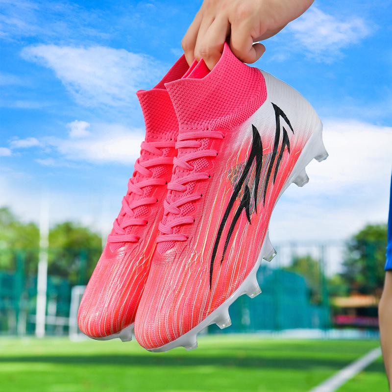 Men's High-Top World Cup Football Training Shoes for Teens On Artificial Turf