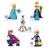Disney Princess Frozen Minifigure Anna Elsa Olaf With Scepter Lamp High-quality Diy Blocks Kit For Kids