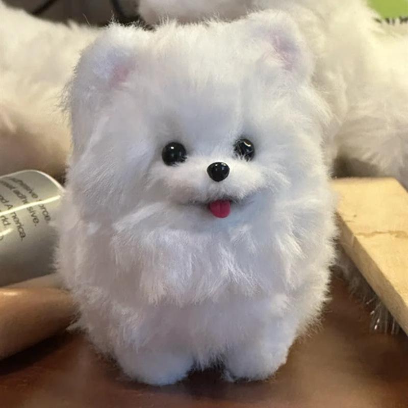 Uroczy Modny Twist Stick Piesek DIY Torba z Materiałami Ręcznie Robiona Pluszowa Lalka Dziewczynka Mały Prezent Shiba Inu Husky Ręcznie Robiona Torba z Materiałami