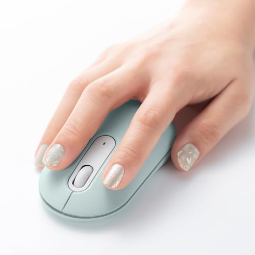 SANWA SUPPLY Silent Wireless Mouse (Green) MA-WBS327G