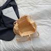 Korean Plaid Canvas Shoulder Bag - Trendy, Literary Style for College Students