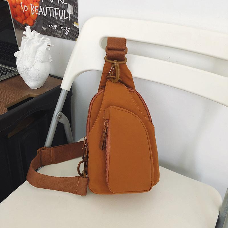 Trendy Brand Breast Bag Women'S Shoulder Messenger Bag Boys Lightweight And Versatile Outdoor Leisure Sports Multi-Pocket Fashion Mobile Phone Bag