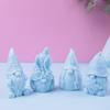 Weihnachten 3D Zwerg Silikon Kerzenformen DIY Glücksklee Älterer Aromath Wachsform Gipsstatue Harzgusswerkzeuge Heimgeschenke