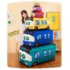 Plush Toy Minibus Doll Throw Pillow Room Decorated With Childrens Birthday Gift