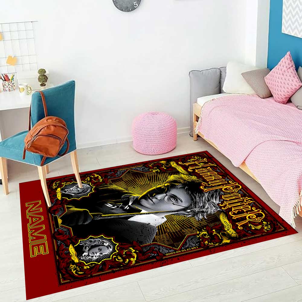 Warner Bros. Film (19) Personalizza il tuo tappeto con nome, cuscino per sedia da ufficio, regalo per camera da letto, soggiorno di casa.