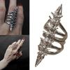 Practical Bone Ring Gothic Thorn Alloy Jewelry Unisex Gothic Fashion Accessory Unique Finger Rings Alloy Texture
