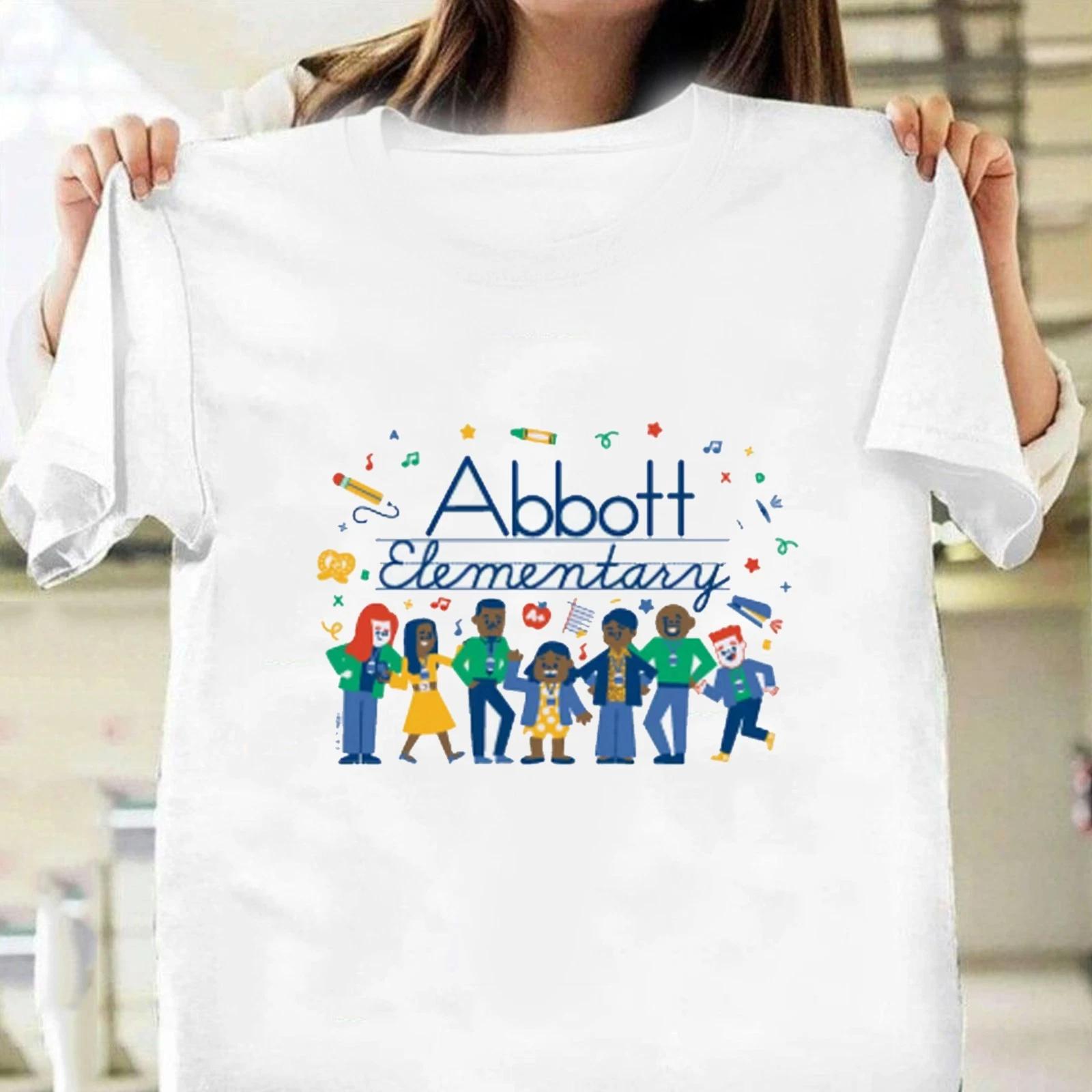 Cute Abbott Elementary Characters Graphic Tee, Abbott Elementary TV Show T-shirt L