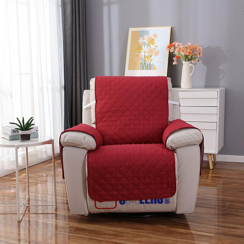 Førsteklasses sofapute, sklisikker og støvtett, universelt enkeltsofa-trekk for alle årstider, integrert trekkstoff