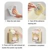 Flip Suction Cup Soap Dish Plastic Soap Holder Creative Drain Soap Box  for Home